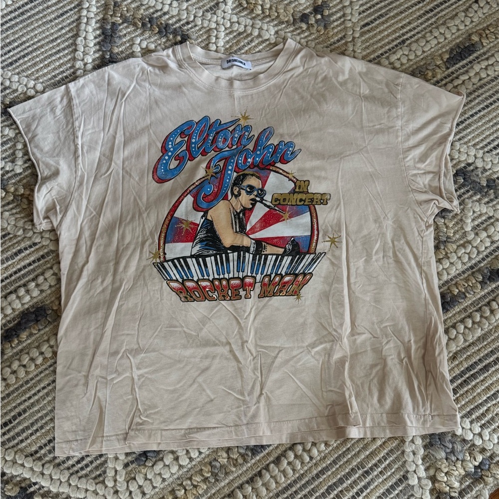 Daydreamer Elton John Rocket Man Graphic Tee